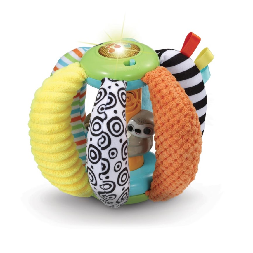 JUEGO BOLA SENSORIAL CON ASAS DE COLORES Y TEXTURAS