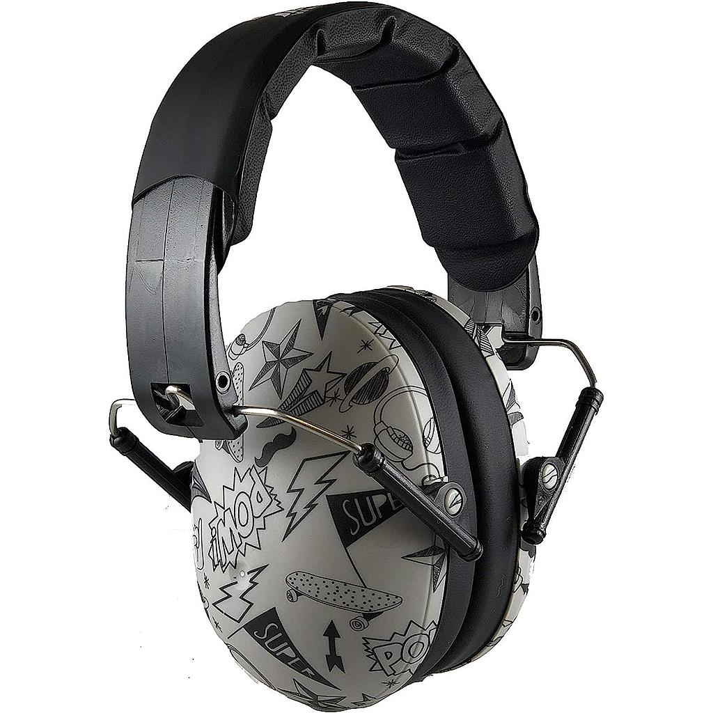 AURICULARES ANTIRUIDO BANZ kidz +3 AÑOS GRAFFITI