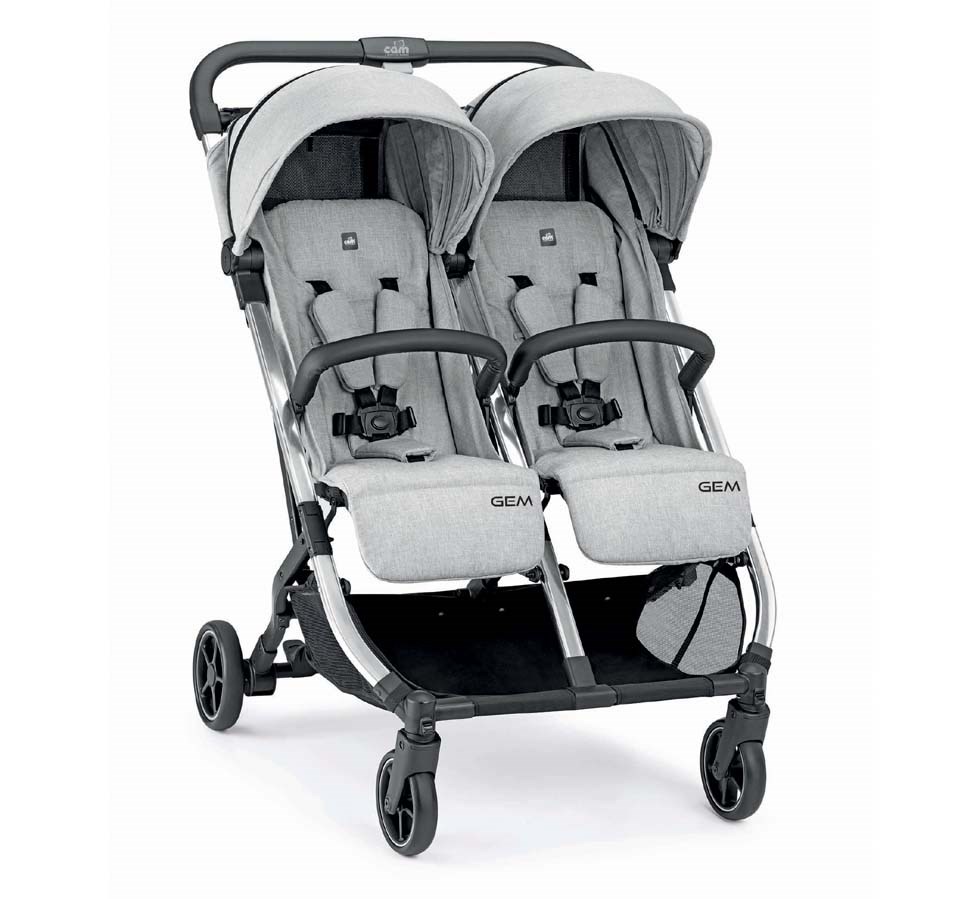 SILLA GEMELAR GEM GRIS