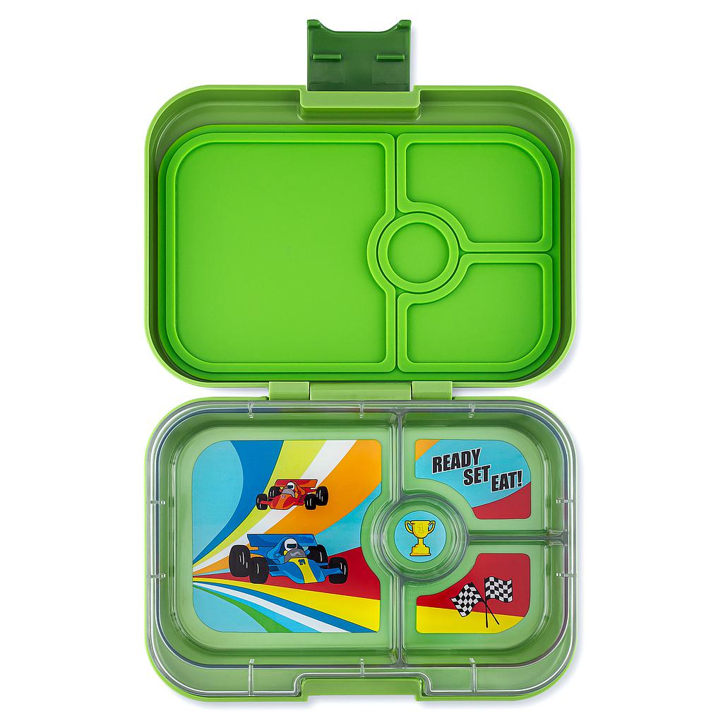 YUMBOX PANINO 4C GREEN MATCHA+RACE CARS