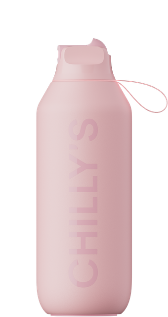 BOTELLA CHILLY´S SERIE 2 FLIP 500ML ROSA BLUSH