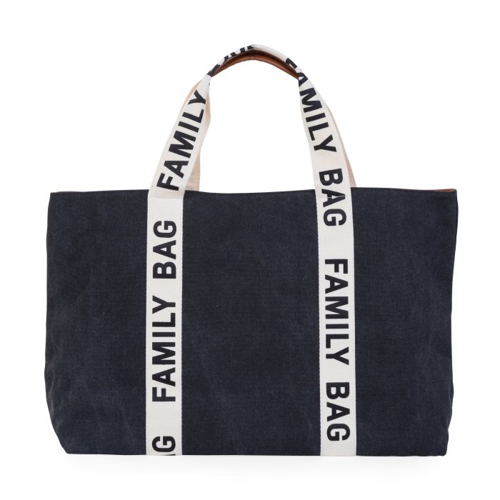 BOLSO FAMILY BAG SIGNATURE NEGRO