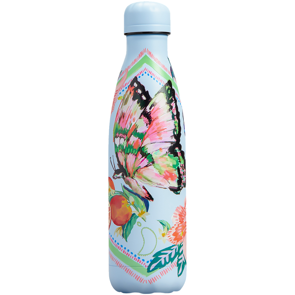 BOTELLA CHILLY'S 500ML SKETCHBOOK BUTTERFLY
