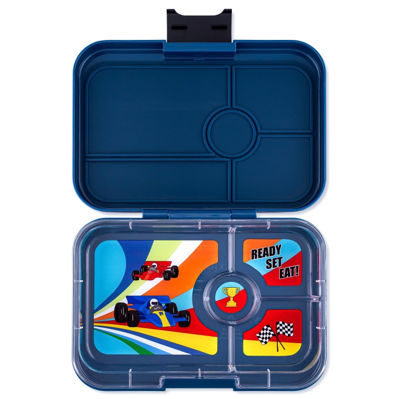 YUMBOX PANINO 4C MONTECARLO BLUE+RACE CARS