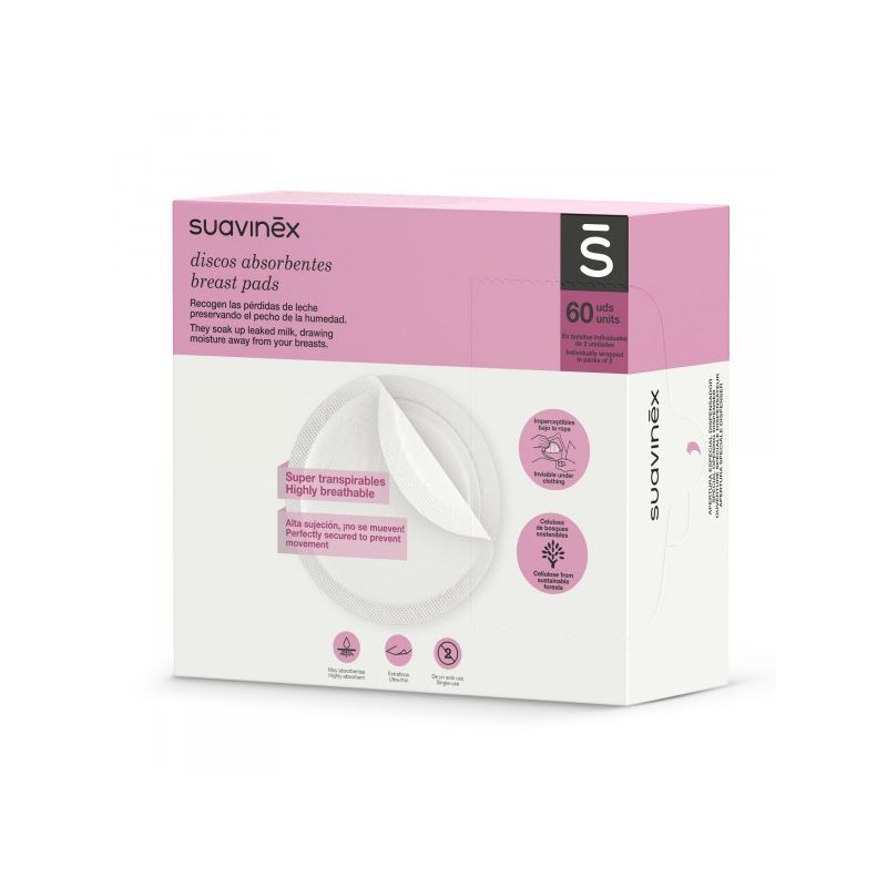 DISCOS DE LACTANCIA NATURE 60 UNDS