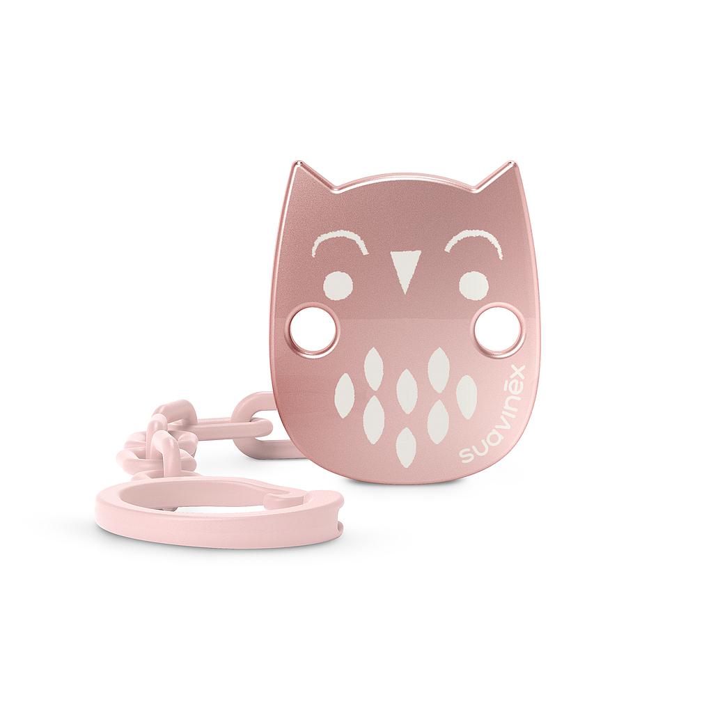 CADENA DE CHUPETE C/PINZA PREM BONH OWL RS I3