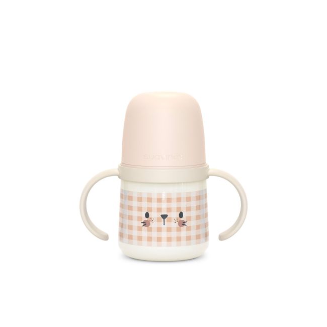 BIBERON  C/ASAS LUM 150ML S+6M NOCHE RABBIT I3