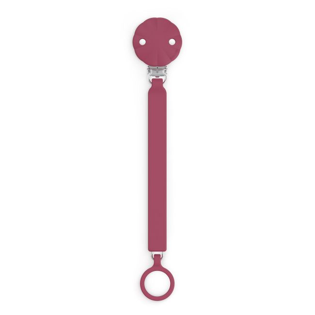 CADENA DE CHUPETE C/BROCHE SILICONA WONDER INTENSE  COLOR VIVA MAGENTA