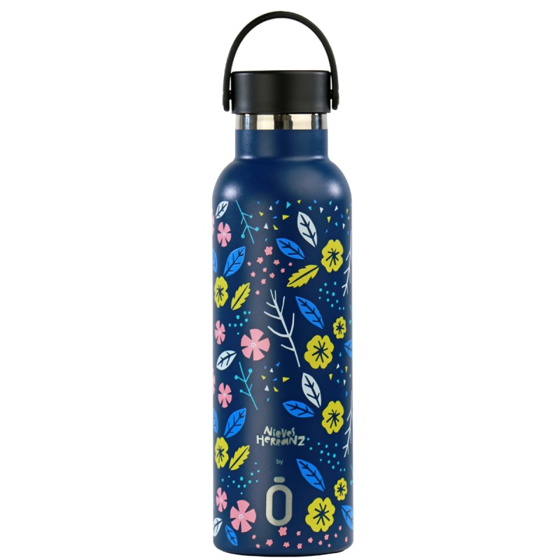 BOTELLA TERMICA RUNBOTT 600ML +TAPON STANDARD NIEVES HERRANZ FLORAL