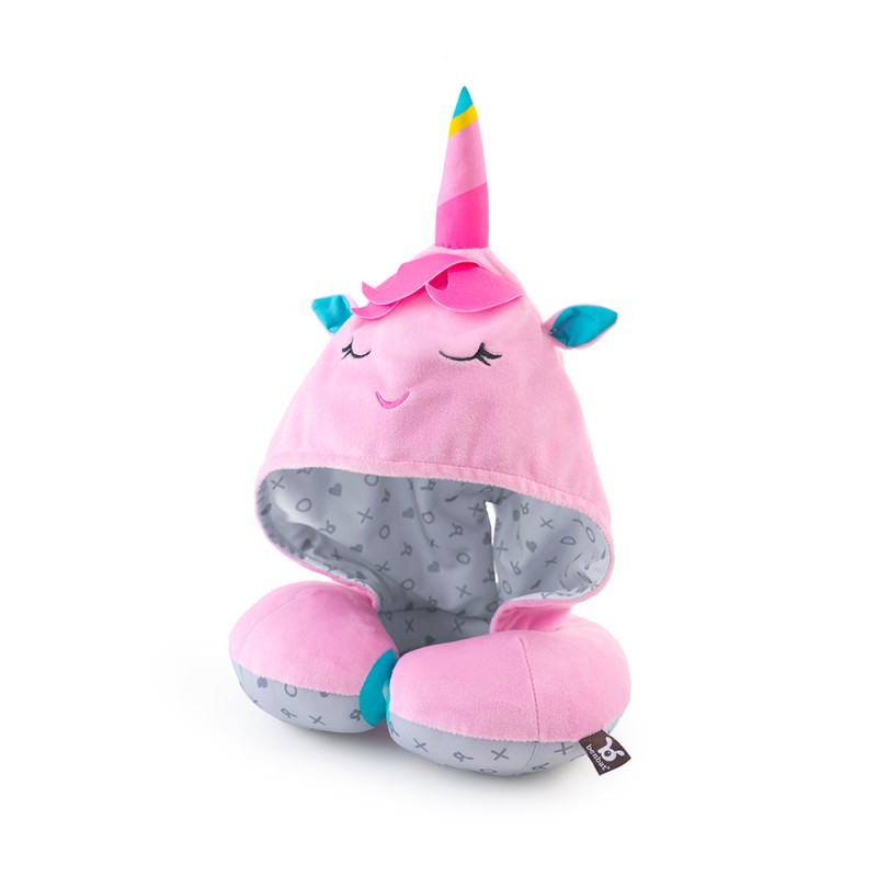 COJIN DE VIAJE HOODIE UNICORN