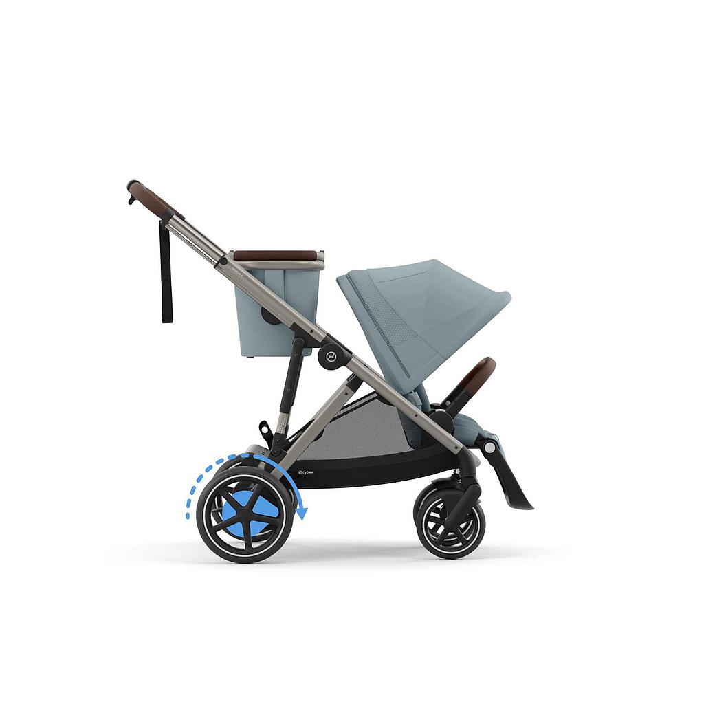 CYBEX eGAZELLE Taupe Stormy Blue