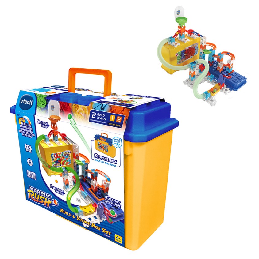 MARBLE RUSH STORAGE BOX CIRCUITO DE CANICAS INTERACTIVO