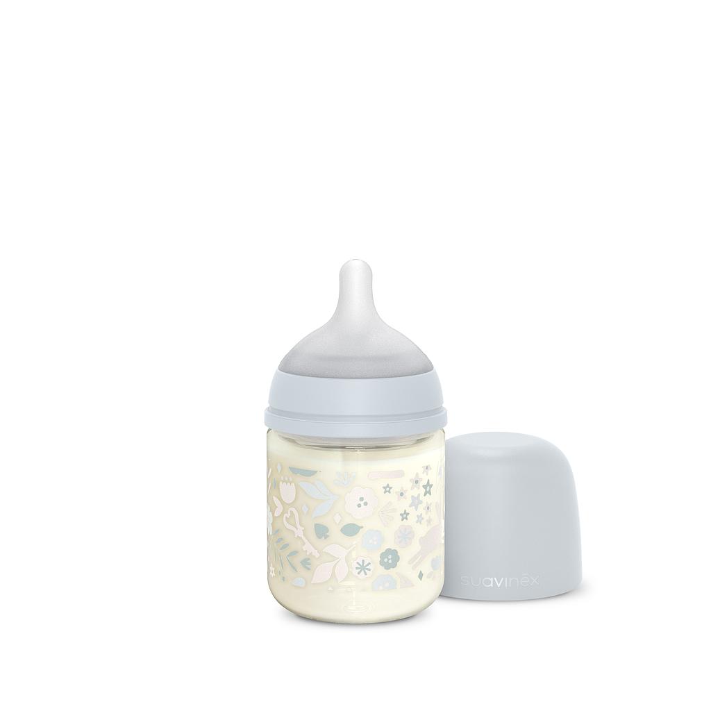 BIBERON CRISTAL 120ML WONDERLAND AZUL +0M