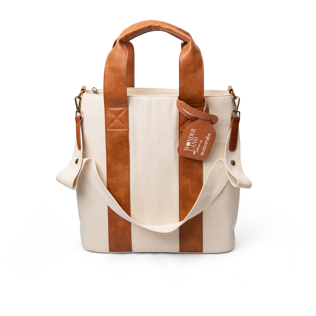 BOLSO MATERNIDAD TOTE BAG WONDERLAND BEIGE