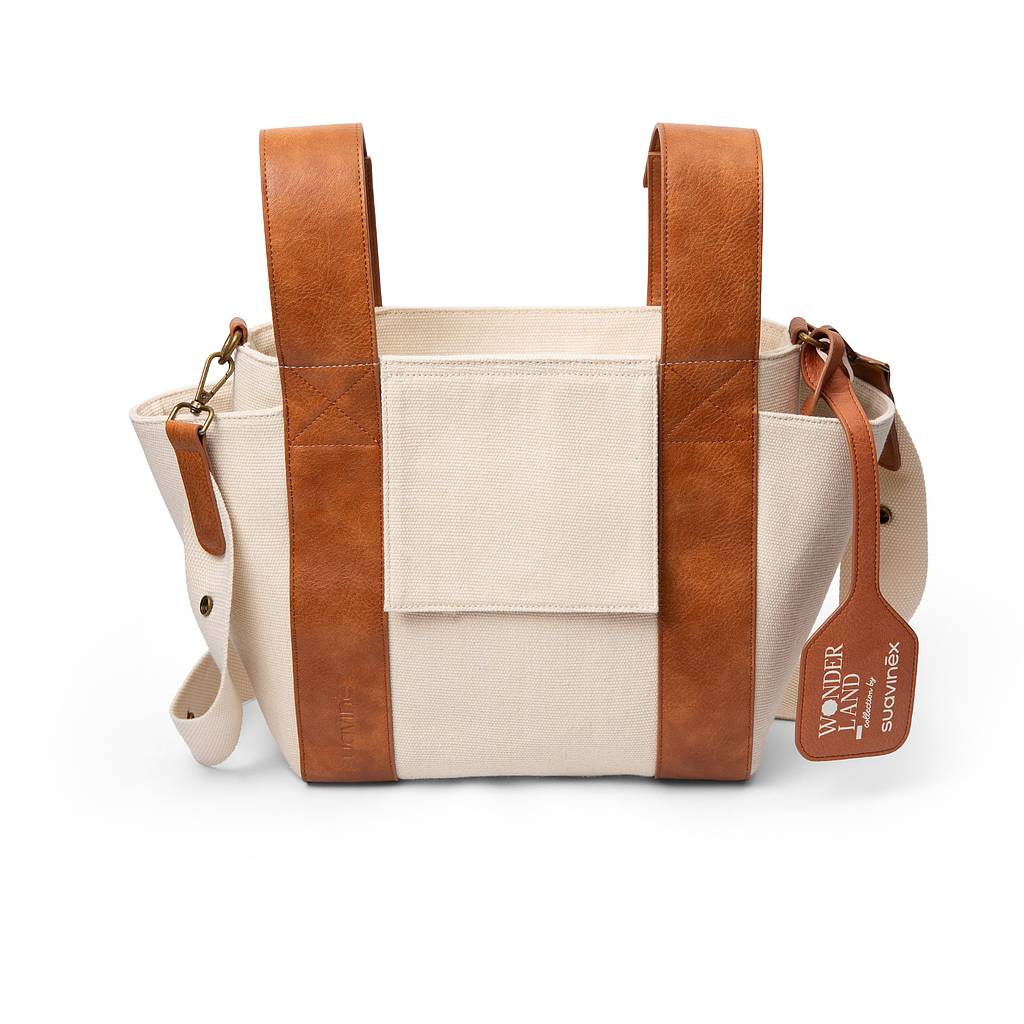 BOLSO MATERNIDAD PEQUEÑO WONDERLAND BEIGE 