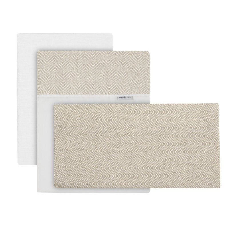 SABANA CAPAZO 3PCS 35x80 LINO BEIG