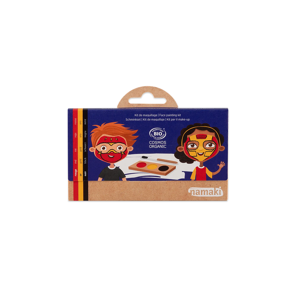 KIT MAQUILLAJE 3 COLORES Ninja &amp; Superheroe