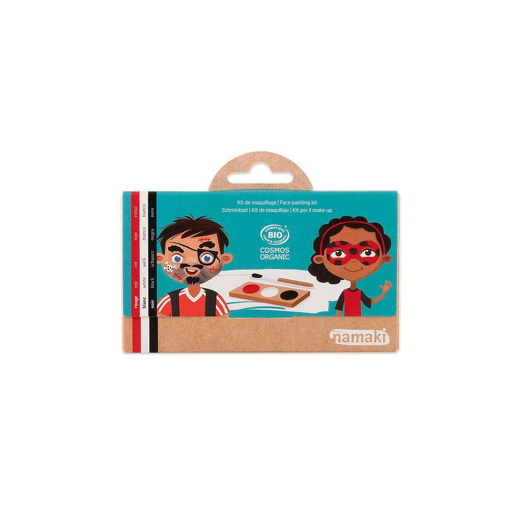 KIT MAQUILLAJE 3 COLORES Pirata &amp; Mariquita