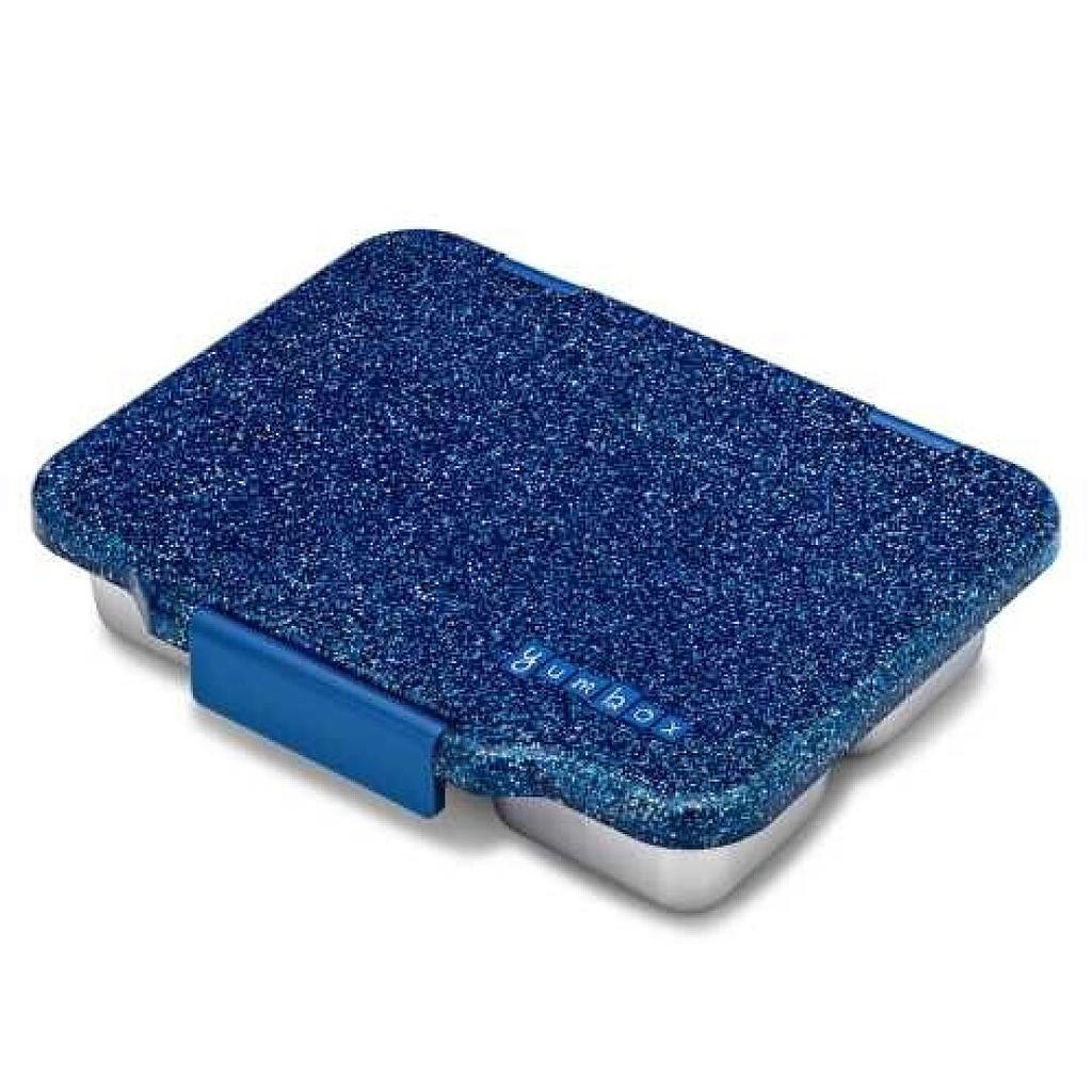 YUMBOX PRET 4C INOX GLITTER BLUE