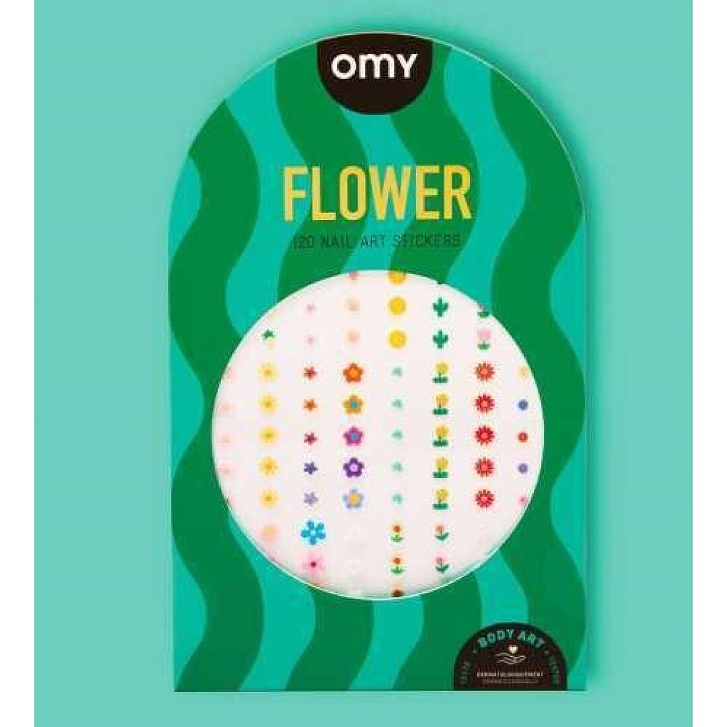 OMY PEGATINAS PARA UÑAS FLOWER