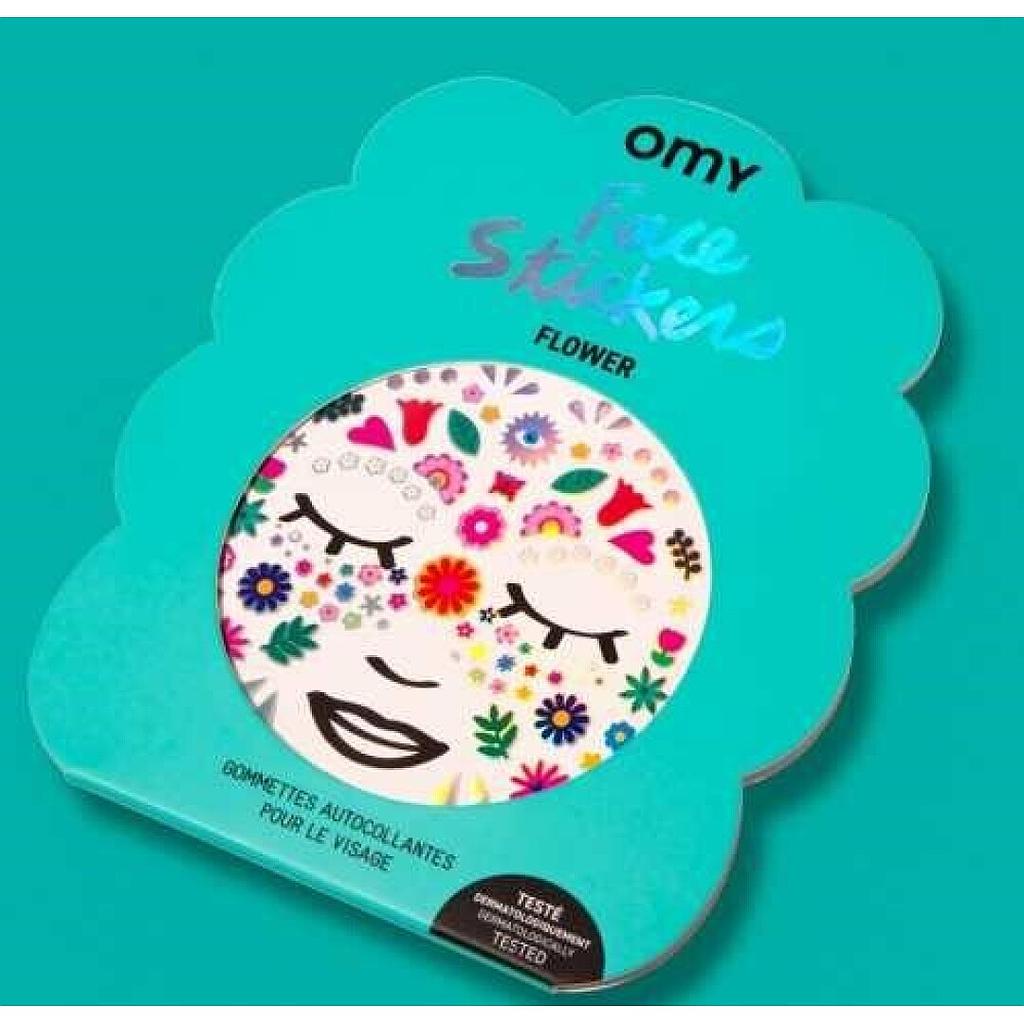 OMY PEGATINAS PARA LA CARA FLOWER