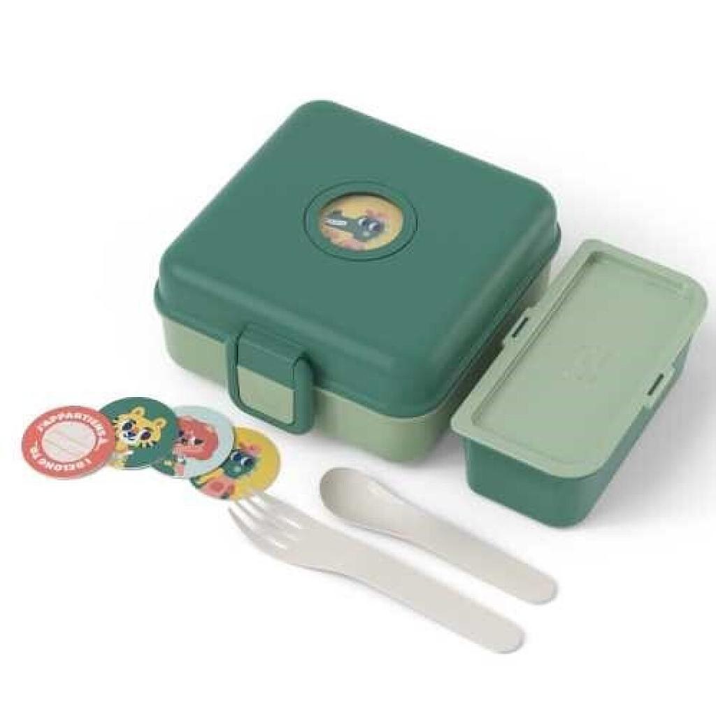 CAJA SNACKY MONBENTO GREEN FOREST