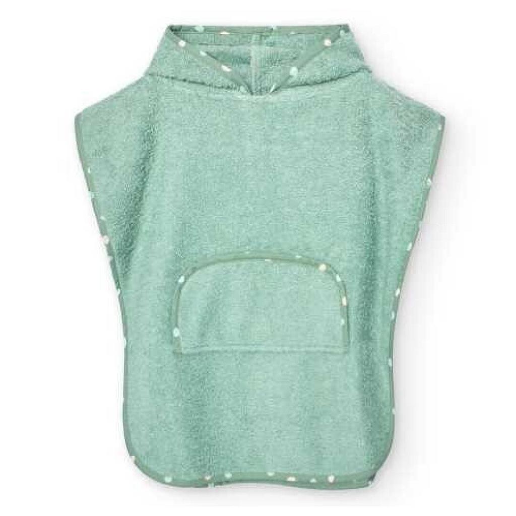 PONCHO BTBOX RIZO VERDE SAGE 1-4 AÑOS