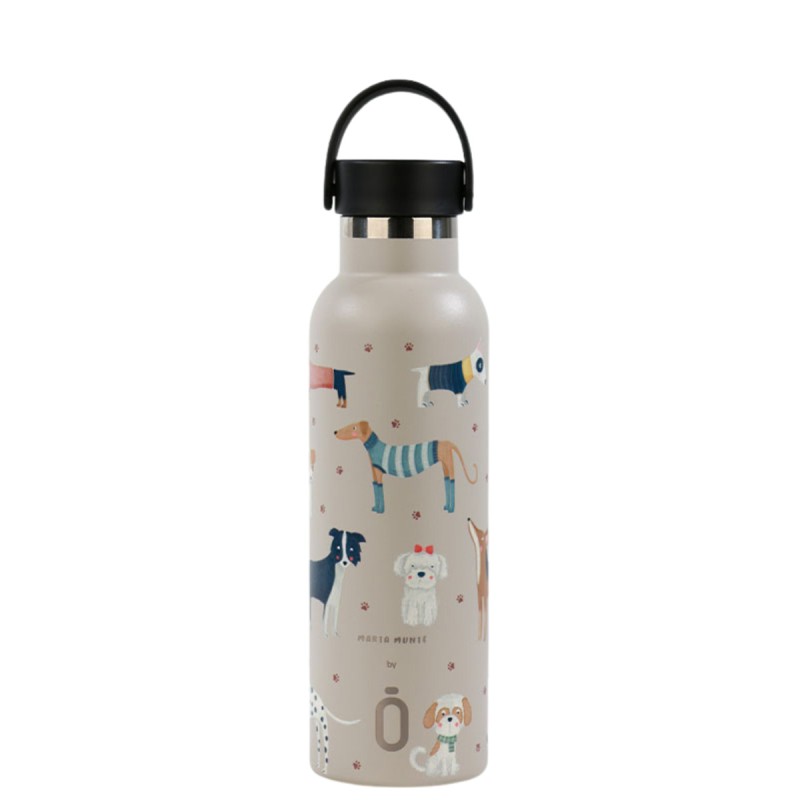 BOTELLA TERMICA RUNBOTT+T.ESTANDAR 600 ML MARTA MUNTÉ DOGS TOPO