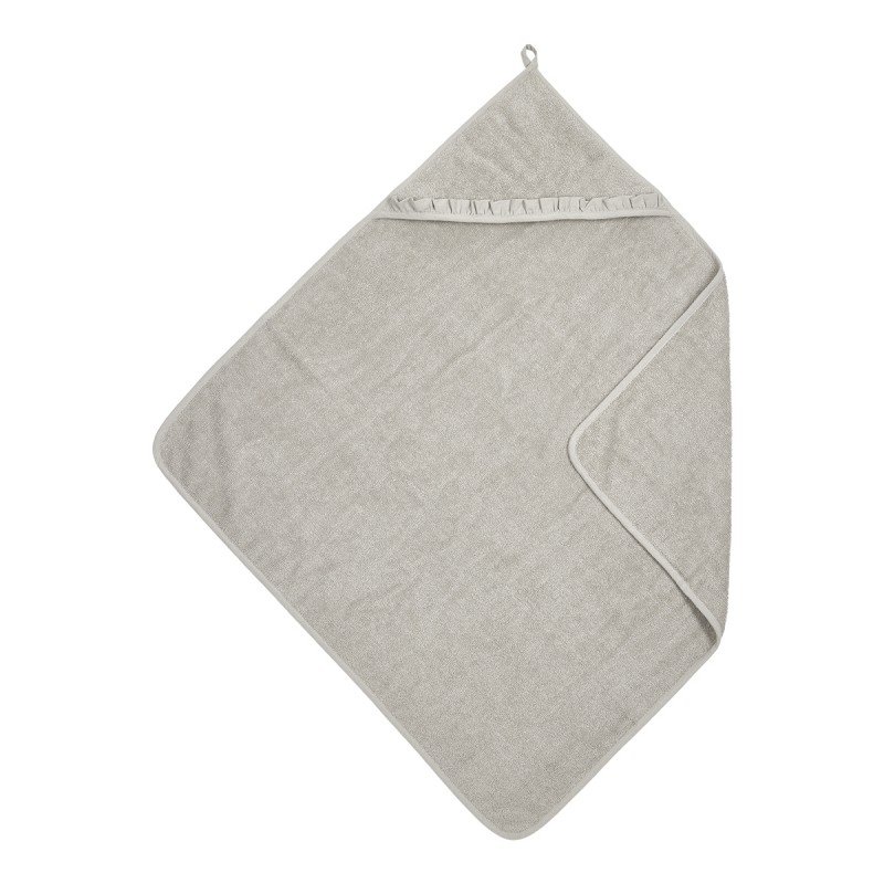 CAPA DE BAÑO VOLANTE 80X80CM ME-TERRY GREIGE