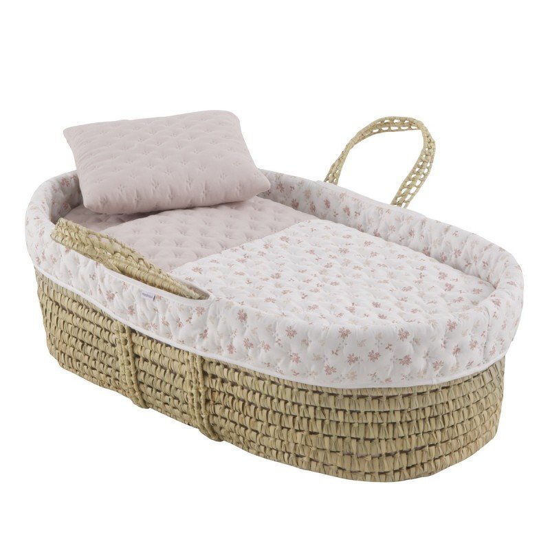 CAPAZO ACOLCHADO UNE BRANCH ROSA 39X80X25CM