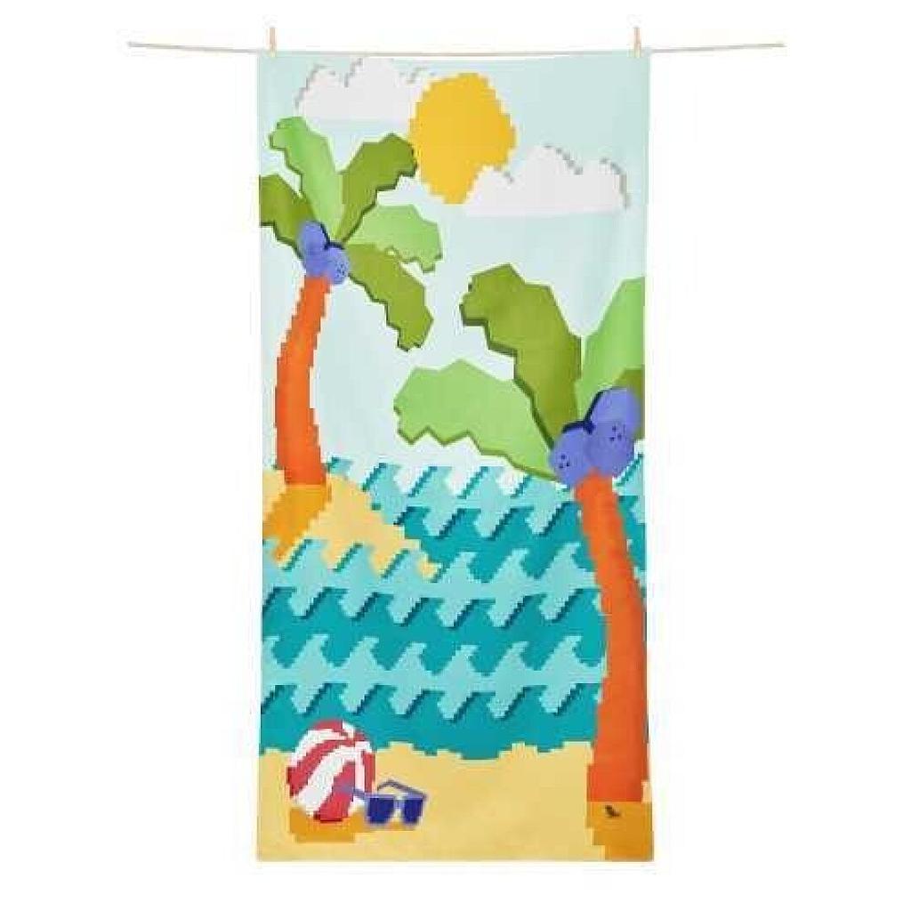 TOALLA DOCK&amp;BAY KIDS 160X90 BUILD A BEACH