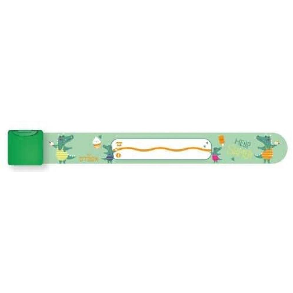 PULSERA IDENTIFICATIVA INFOBAND COCODRILOS