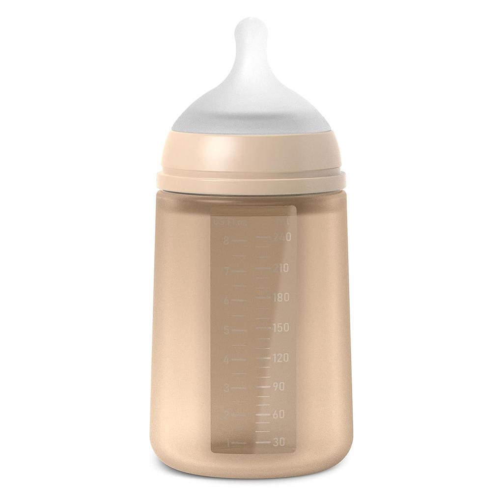 BIBERON COLOUR ESSENCE 240ML SILICONA FISIOL. SX PRO BEIGE SOFT +3M