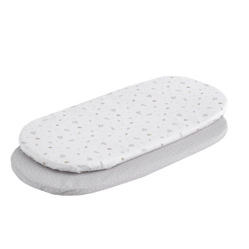 SABANA BAJERA CAPAZO PACK 2 UNDS ARDI GRIS