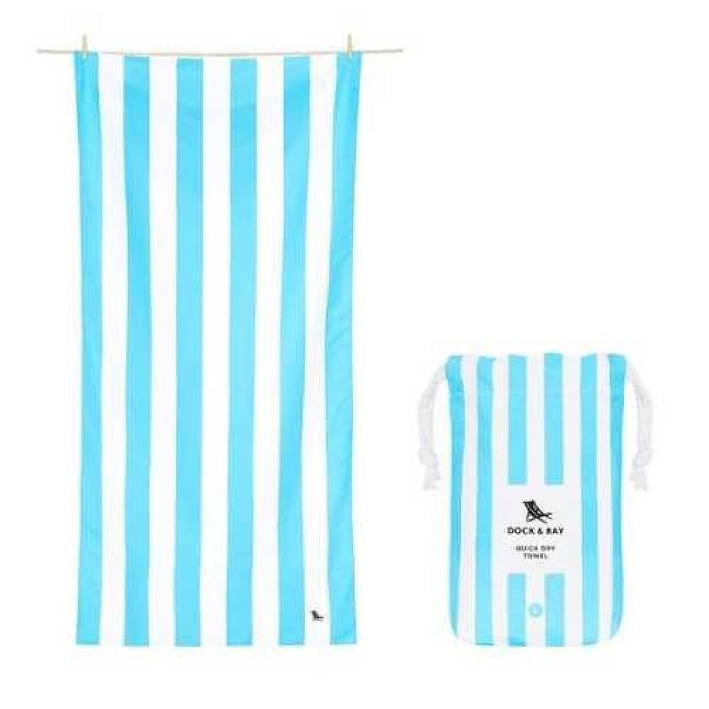 TOALLA DOCK&amp;BAY KIDS CABANA AZUL PASTEL 200X90