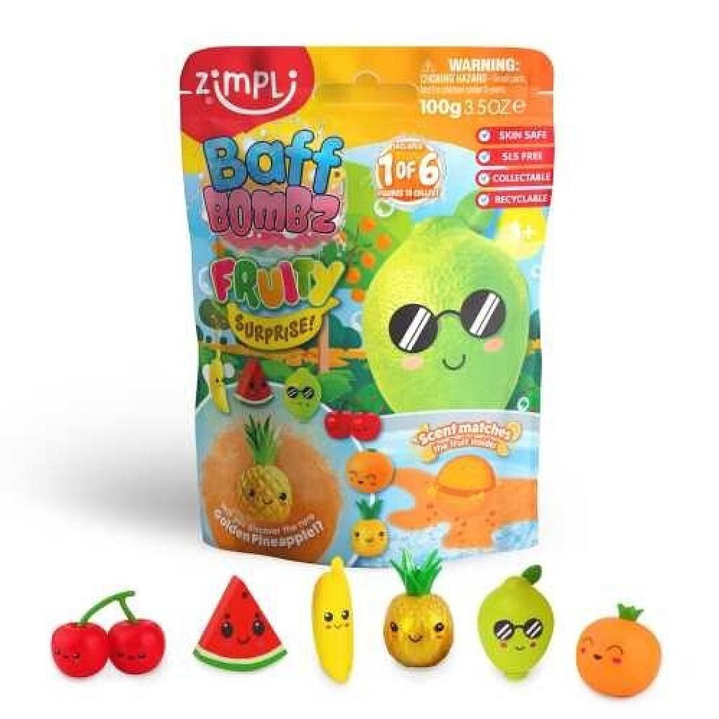 BOMBA DE BAÑO SURPRISE FRUTAS 1x100gr.