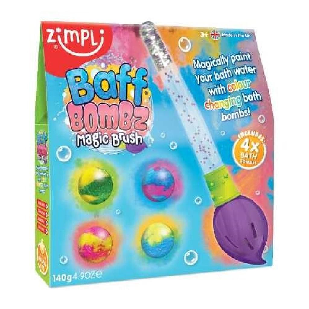 PINCEL MAGICO + 4 BOMBAS DE BAÑO