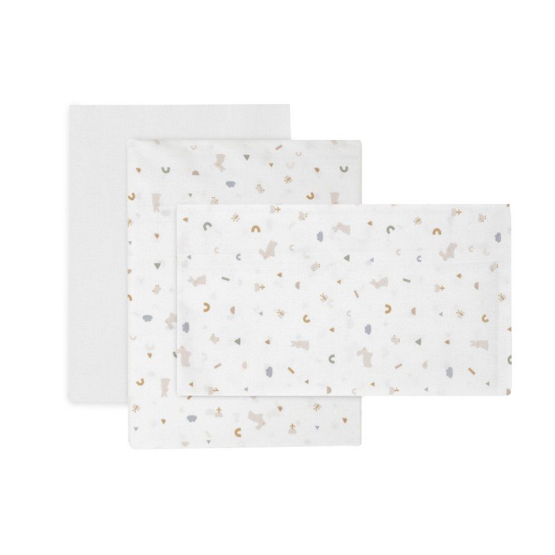 SABANA CUNA 3 PCS (CUNA 60) 100X165 CM RABBIT BEIG