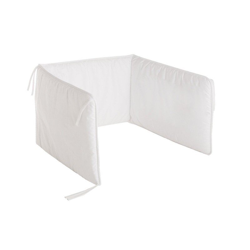 PROTECTOR DE CUNA 60 LISO BLANCO