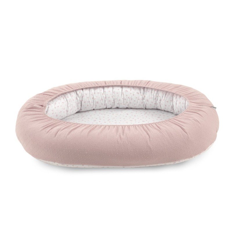 CUNA NIDO BEBE PLUMETI ROSA 55X90X15CM
