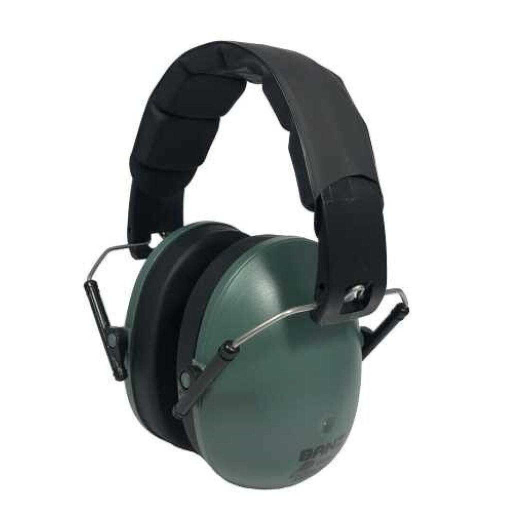 AURICULARES ANTIRUIDO BANZ kidz +3 AÑOS DARK GREEN