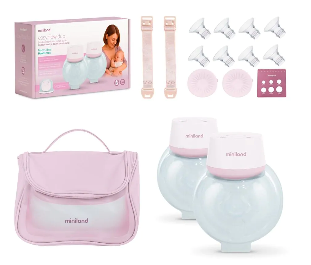 EASY FLOW DUO EXTRACTOR DE LECHE MATERNA ELECTRICO PORTATIL