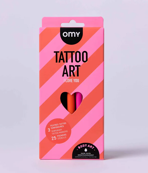 OMY TATUS TEMPORALES TATTOO ART - I LOVE YOU