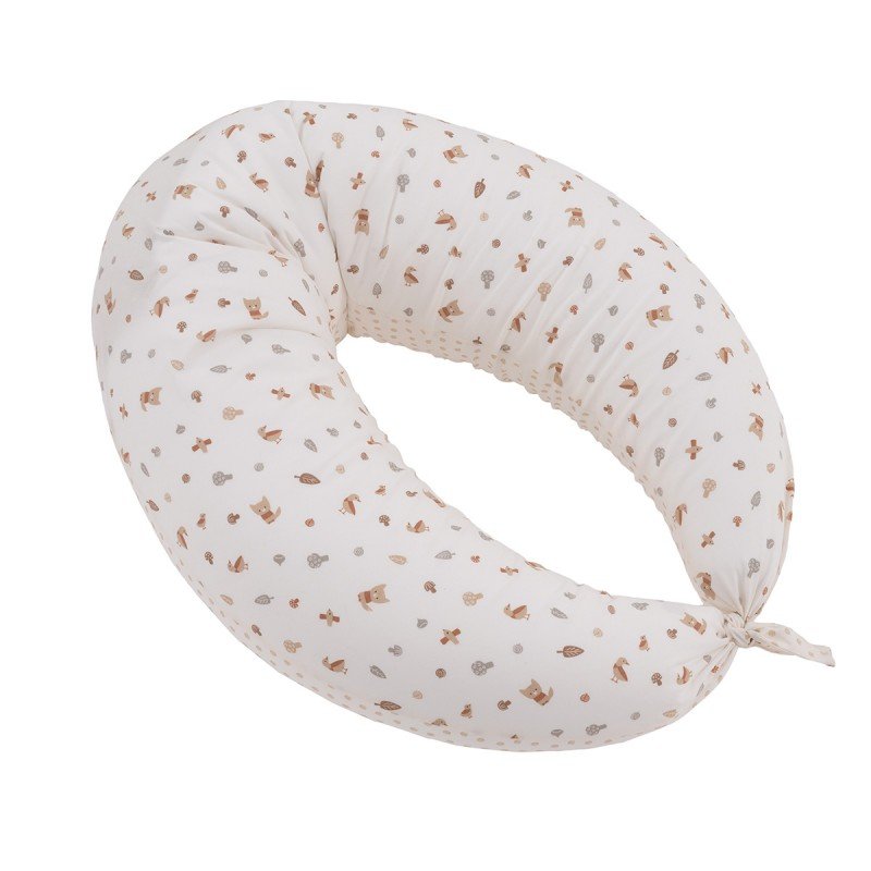 ALMOHADA DE LACTANCIA LUNA 80X185X16CM SENDA BEIGE