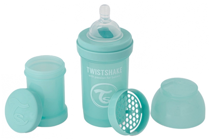 TWISTSHAKE BIBERON +0M 180ML NEW TURQUESA