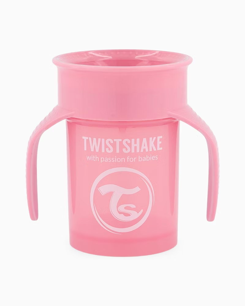 TAZA 360 C/ASAS 6M+ 230ML PASTEL ROSA