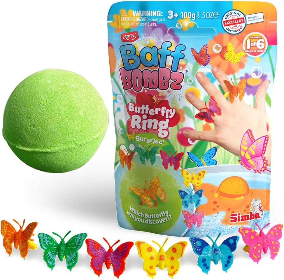 BOMBA DE BAÑO SURPRISE BUTTERFLY 1x100gr.