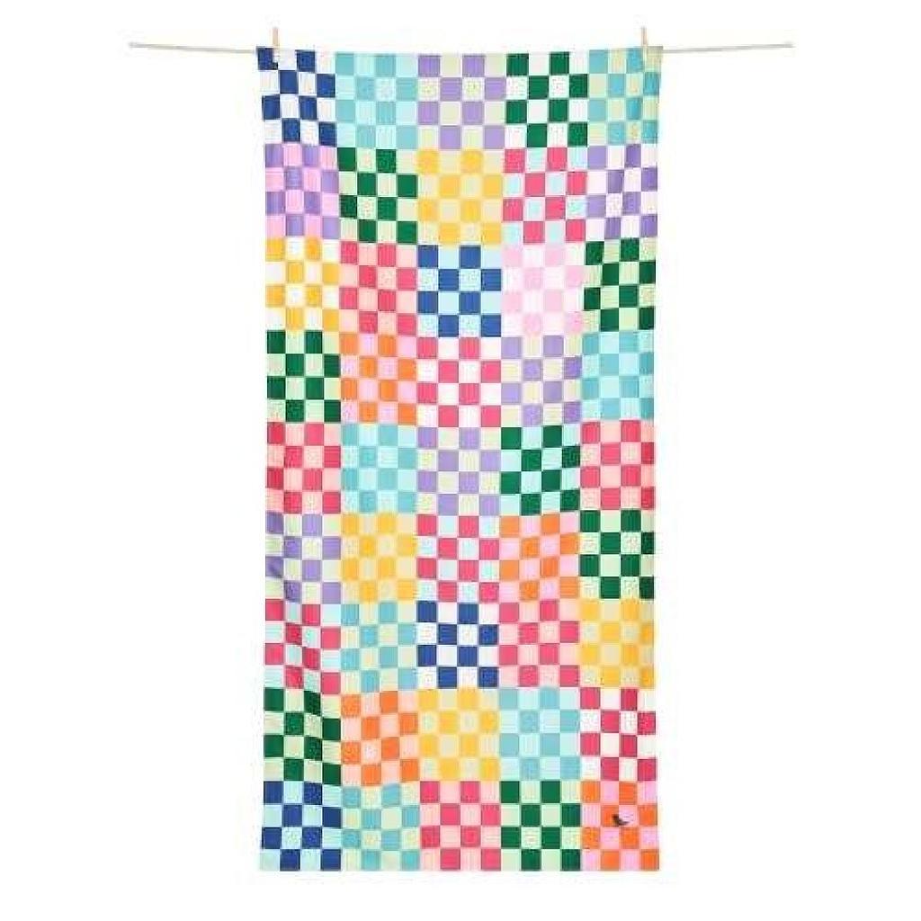 TOALLA DOCK&amp;BAY CHECK ME OUT L 160X90CM
