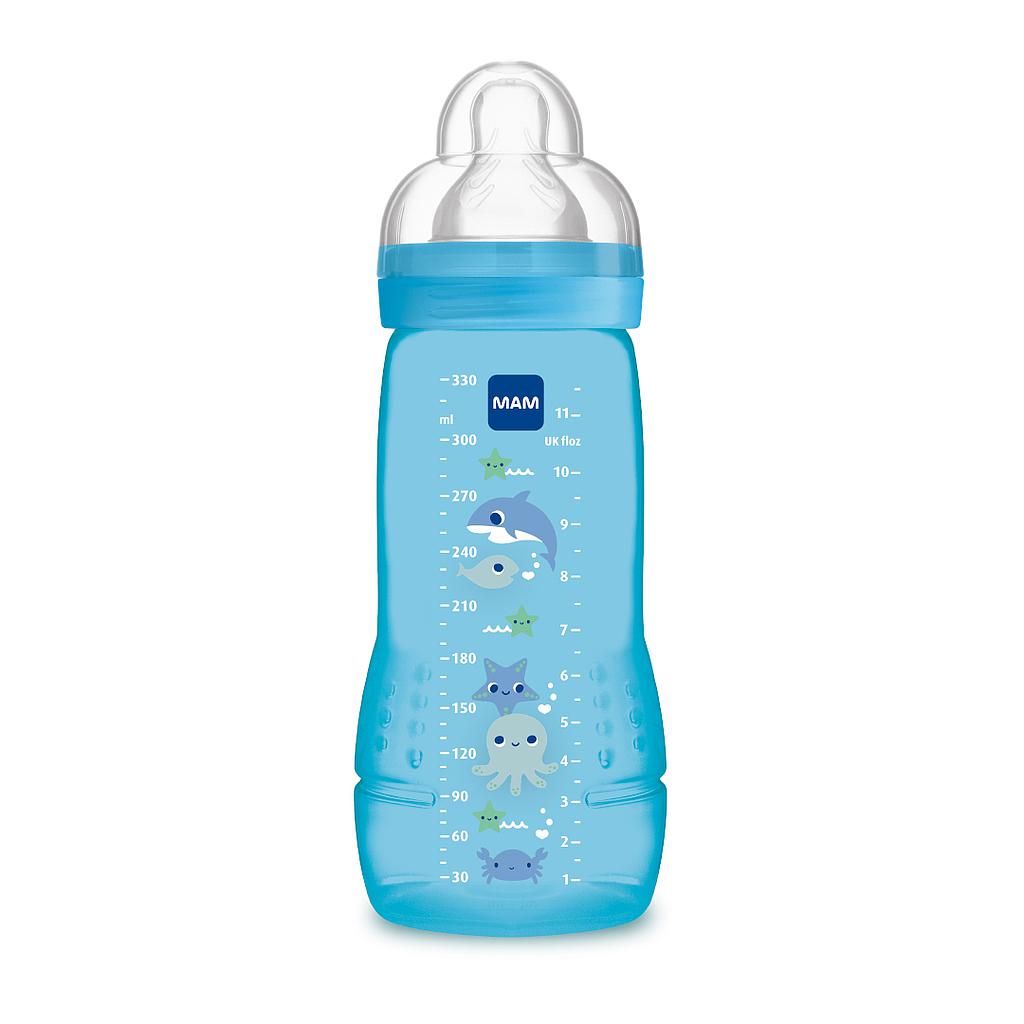 MAM BIBERON EASY ACTIVE +4M 330ML AZUL