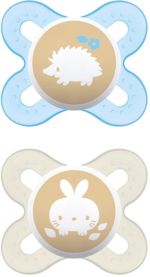 MAM CHUPETE START 0+ SILIC 2 UNDS AZUL